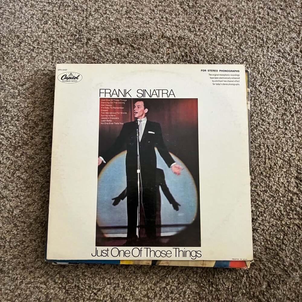 Frank Sinatra Just One Of Those Things Vinyl LP SPC-3457